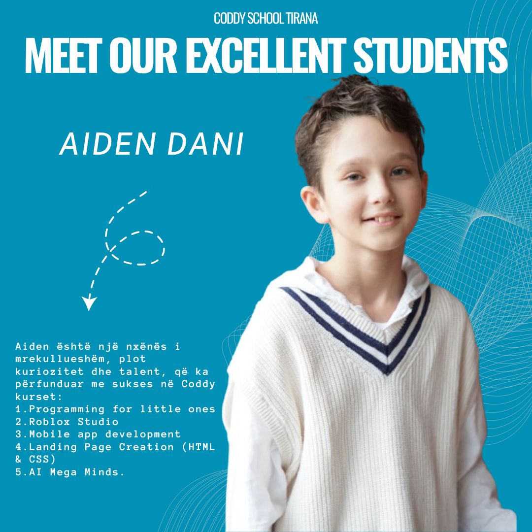 Aiden Dani – Student of the Month