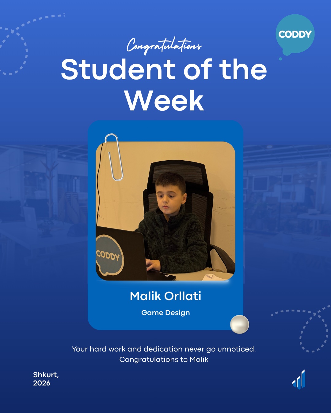 Malik Orllati – Student of the Week