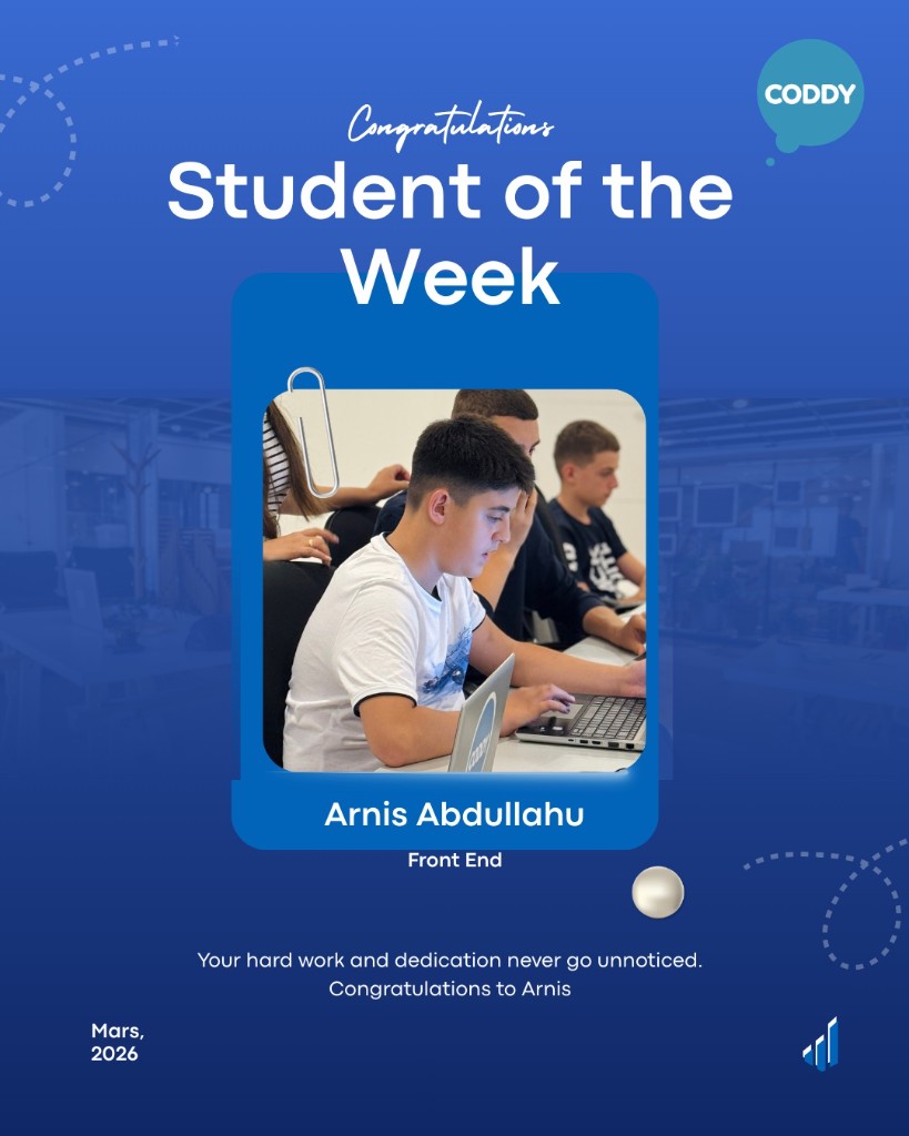 Arnis Abdullahu – Student of the Week (Front End)