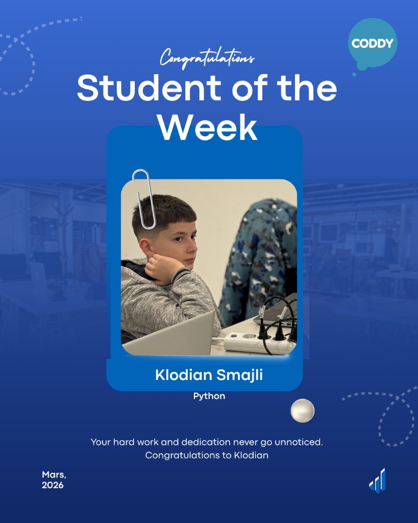 Klodian Smaili – Student of the Week (Python)