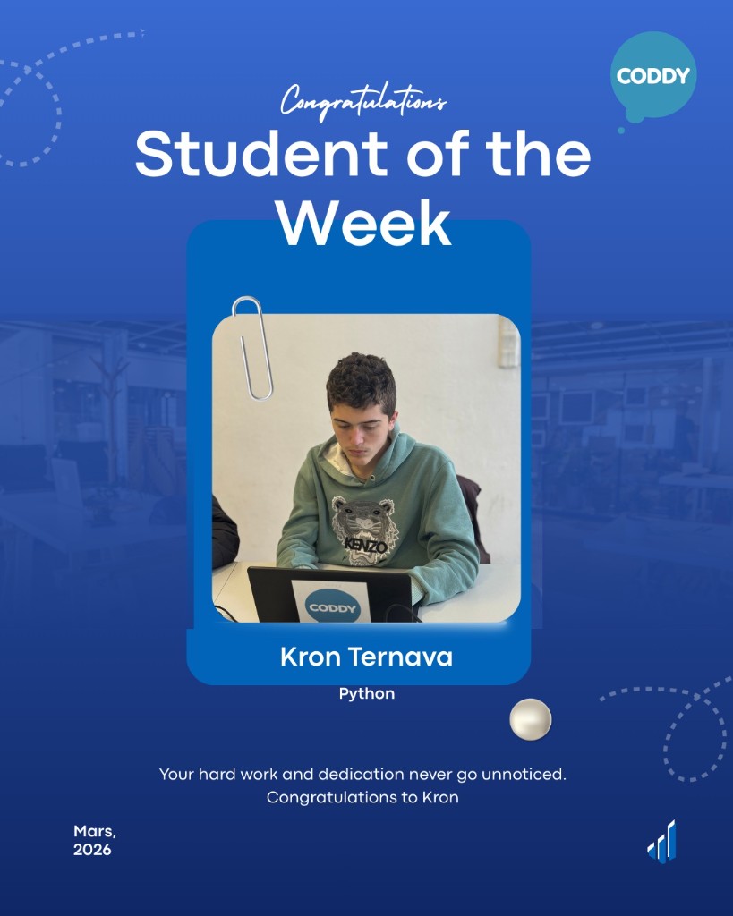 Kron Ternava – Student of the Week (Python)