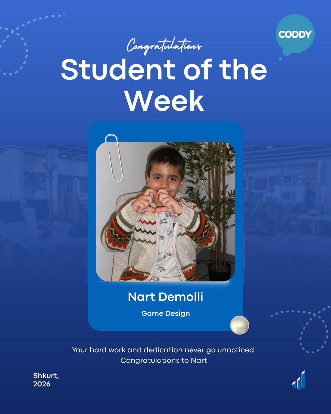 Nart Demolli – Student of the Week