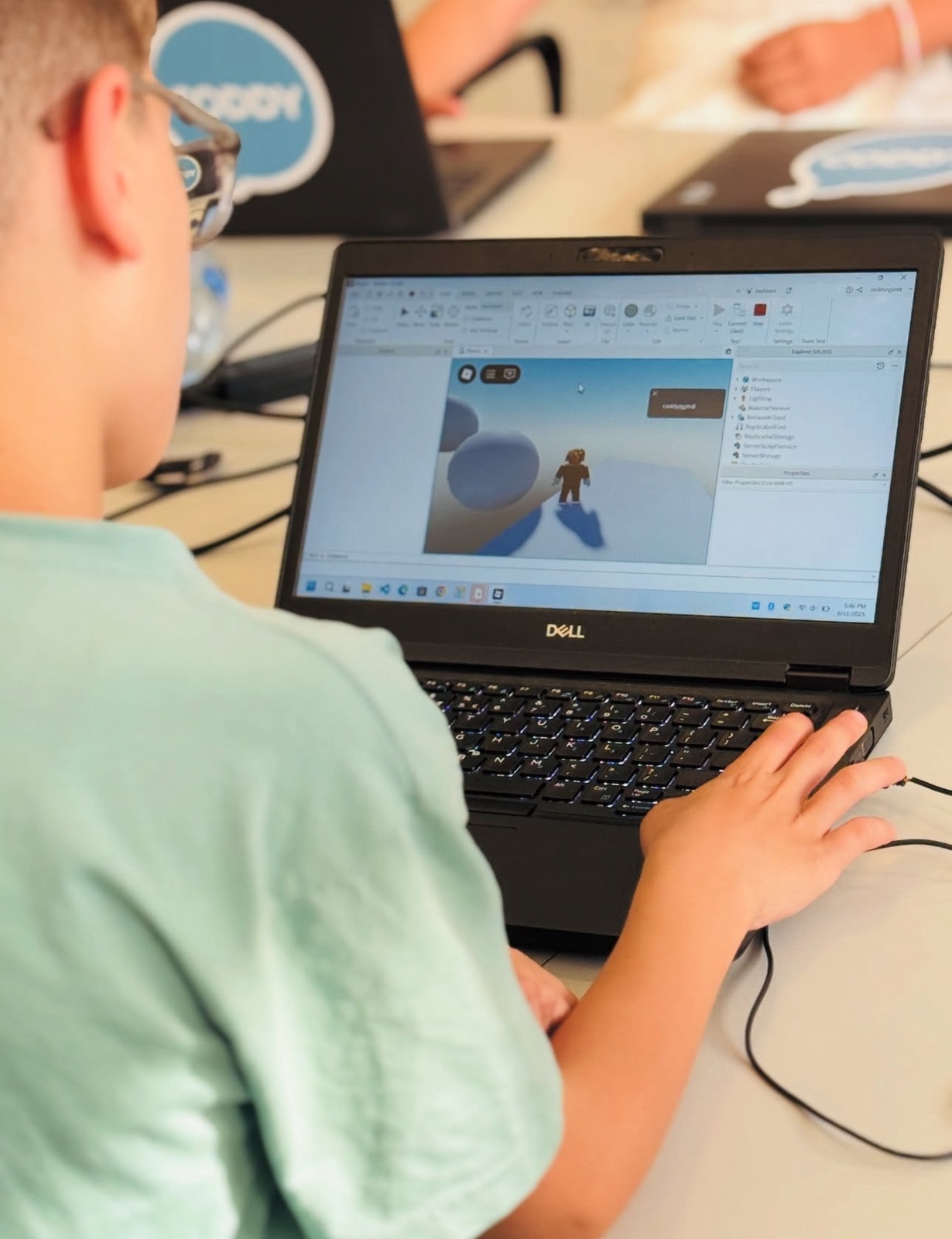 Students upload projects