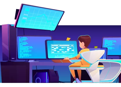 Front end students coding