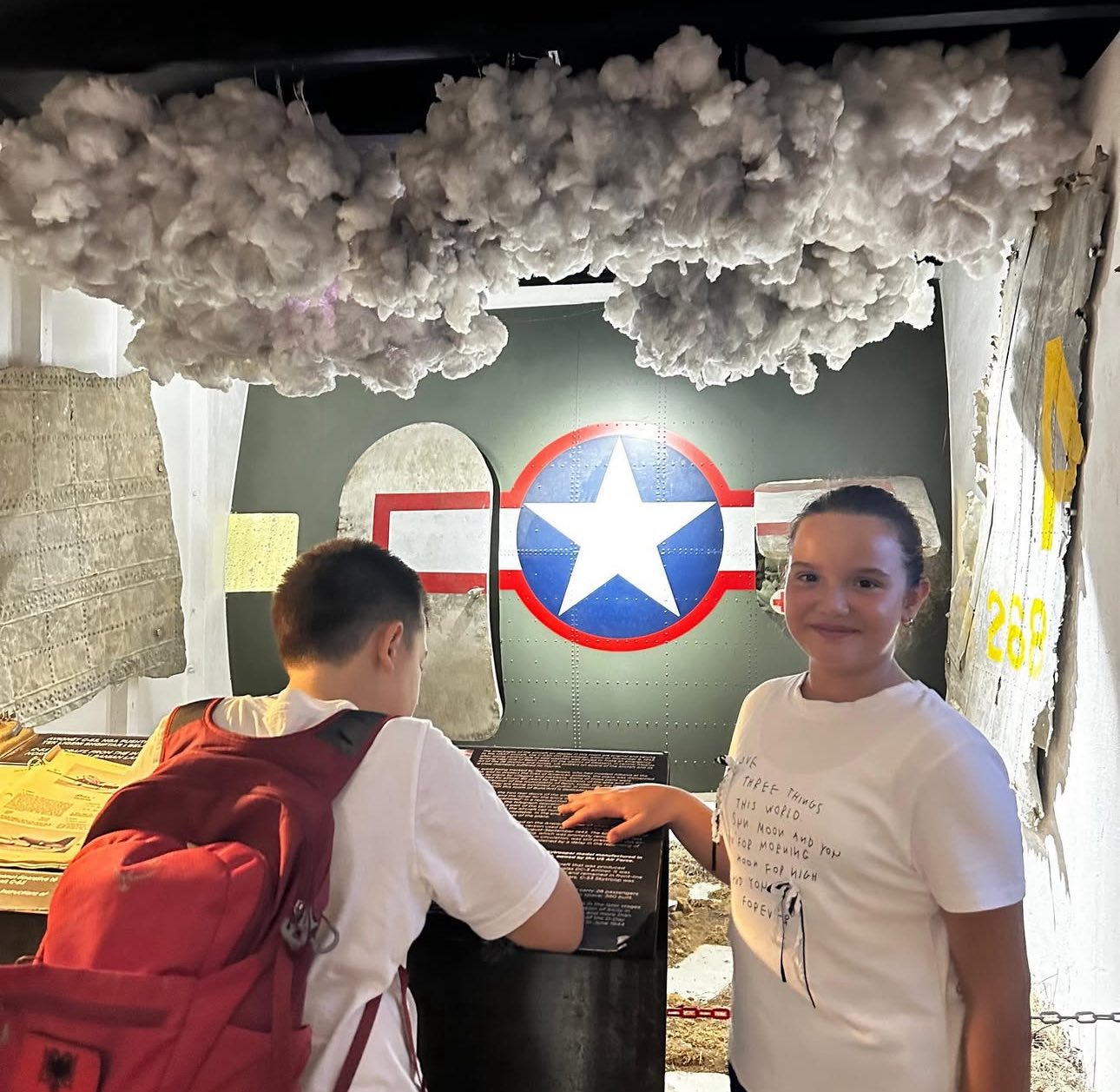 Children at a museum exhibit